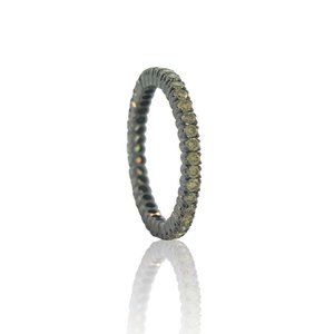 Sethi Couture Green Diamond Eternity Band